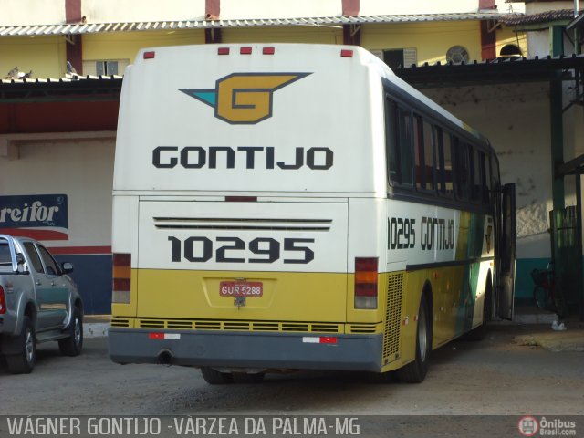 Empresa Gontijo de Transportes 10295 na cidade de Várzea da Palma, Minas Gerais, Brasil, por Wagner Gontijo Várzea da Palma-mg. ID da foto: 370825.