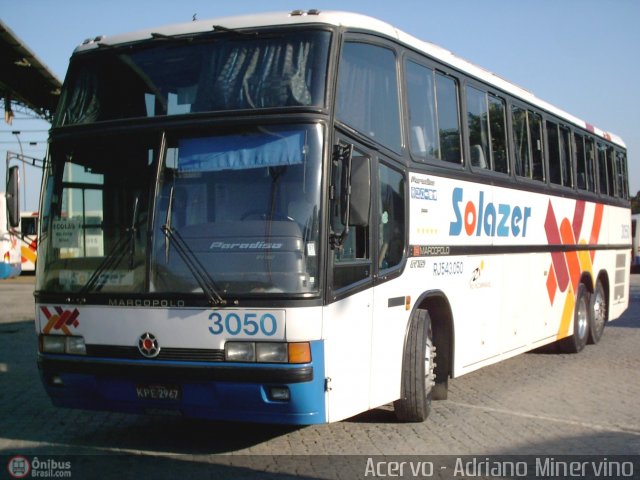 Solazer Transportes e Turismo 3050 na cidade de Belford Roxo, Rio de Janeiro, Brasil, por Adriano Minervino. Número da foto: #371081.