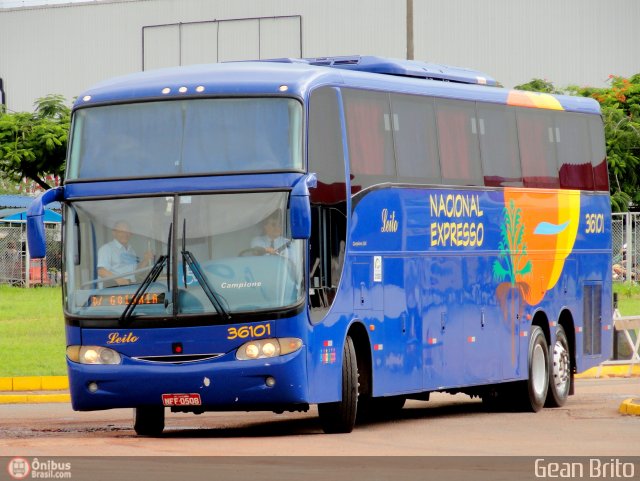 Nacional Expresso 36101 na cidade de Goiânia, Goiás, Brasil, por Gean Brito. Número da foto: #371134.