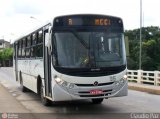 TCL - Transporte Coletivo Leo 35 na cidade de Cataguases, Minas Gerais, Brasil, por Claudio Paz. ID da foto: :id.