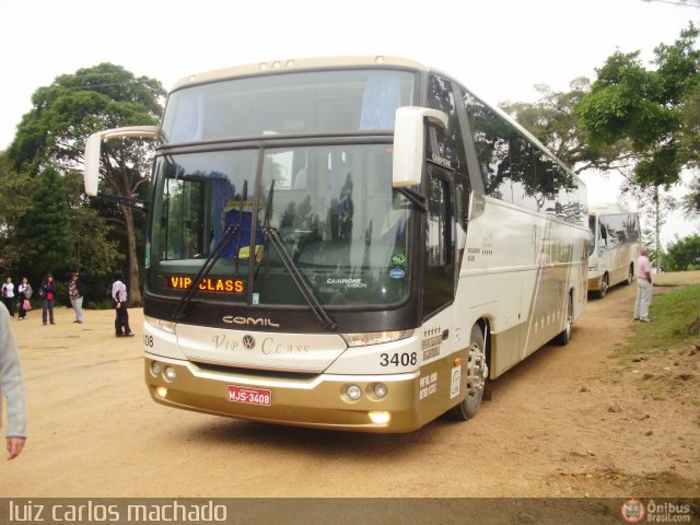Vip Class Tur 3408 na cidade de São Martinho, Santa Catarina, Brasil, por Luiz Carlos Machado. Número da foto: #371879.
