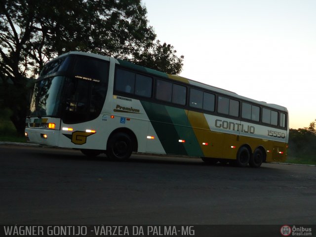 Empresa Gontijo de Transportes 15550 na cidade de Várzea da Palma, Minas Gerais, Brasil, por Wagner Gontijo Várzea da Palma-mg. ID da foto: 371987.