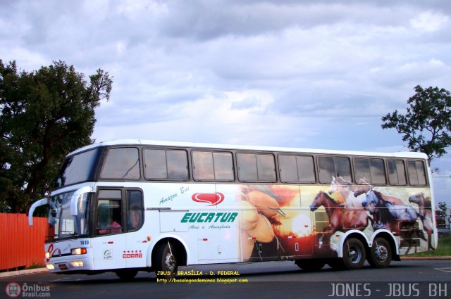Eucatur - Empresa União Cascavel de Transportes e Turismo 1613 na cidade de Brasília, Distrito Federal, Brasil, por Jones Bh. Número da foto: #373207.