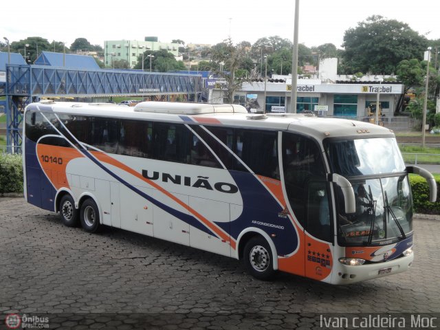 Expresso União 10140 na cidade de Uberlândia, Minas Gerais, Brasil, por Ivan Caldeira Moc. ID da foto: 373048.