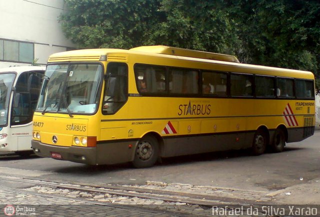 Viação Itapemirim 40477 na cidade de Rio de Janeiro, Rio de Janeiro, Brasil, por Rafael da Silva Xarão. ID da foto: 374378.