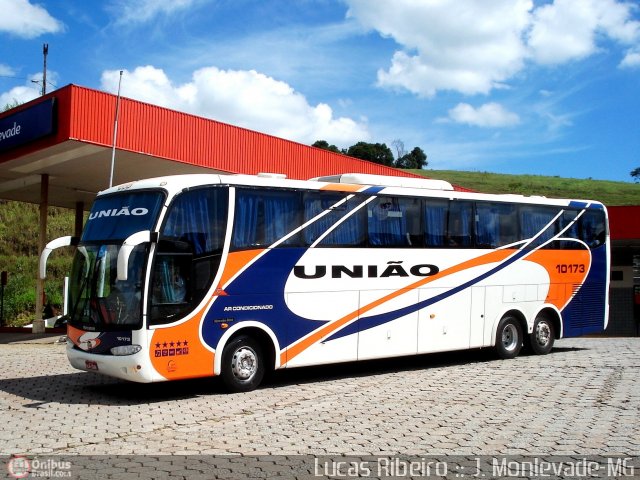 Expresso União 10173 na cidade de João Monlevade, Minas Gerais, Brasil, por Lucas  Ribeiro. Número da foto: #374011.