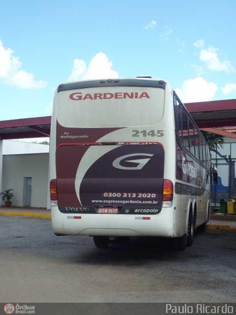 Expresso Gardenia 2145 na cidade de Ribeirão Vermelho, Minas Gerais, Brasil, por Paulo Ricardo. Número da foto: #401438.
