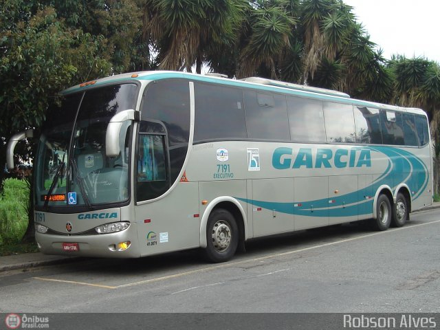 Viação Garcia 7191 na cidade de Curitiba, Paraná, Brasil, por Robson Alves. Número da foto: #401929.