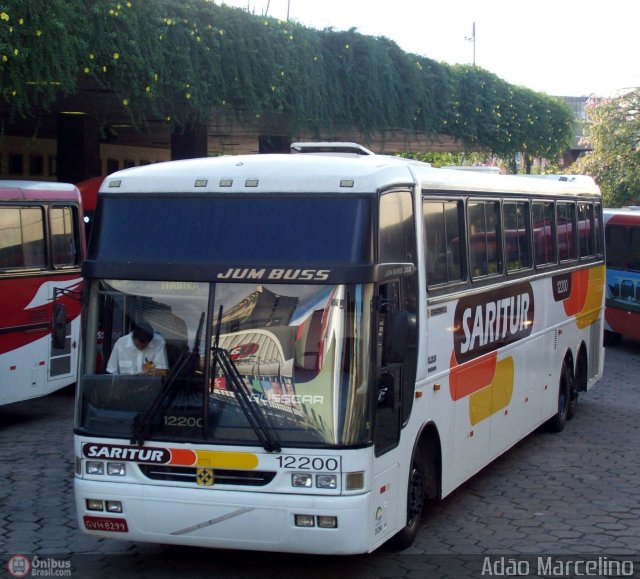 Saritur - Santa Rita Transporte Urbano e Rodoviário 12200 na cidade de Belo Horizonte, Minas Gerais, Brasil, por Adão Raimundo Marcelino. Número da foto: #402122.