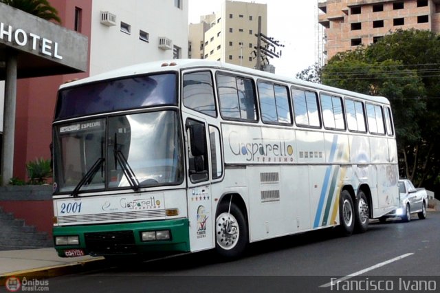 Gasparetto Turismo 2001 na cidade de Presidente Prudente, São Paulo, Brasil, por Francisco Ivano. Número da foto: #401038.