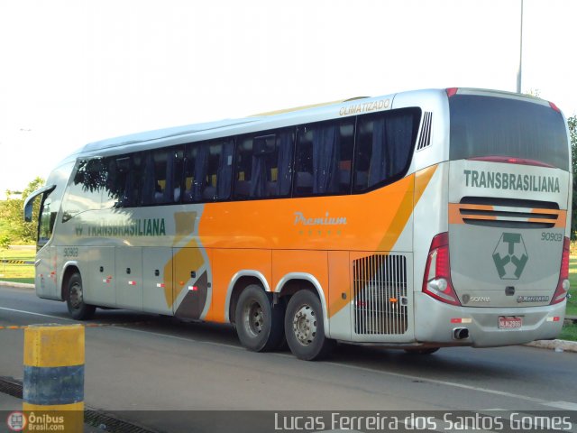 Transbrasiliana Transportes e Turismo 90903 na cidade de Palmas, Tocantins, Brasil, por Lucas Ferreira dos Santos Gomes. ID da foto: 411751.