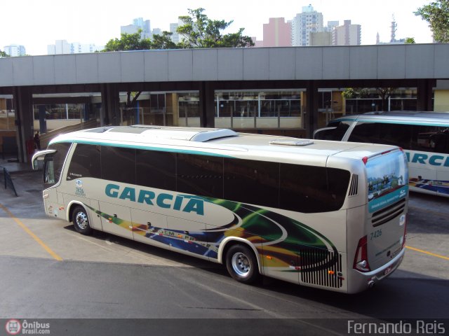Viação Garcia 7426 na cidade de Ribeirão Preto, São Paulo, Brasil, por Fernando Reis. Número da foto: #412231.