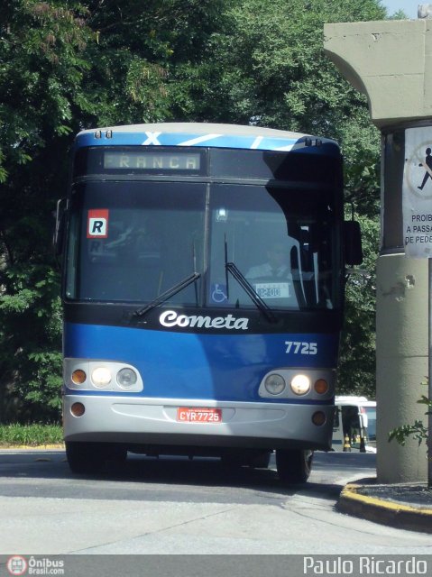 Viação Cometa 7725 na cidade de São Paulo, São Paulo, Brasil, por Paulo Ricardo. Número da foto: #412633.