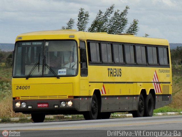 Viação Itapemirim 24001 na cidade de Vitória da Conquista, Bahia, Brasil, por Drill Silva. Número da foto: #413233.