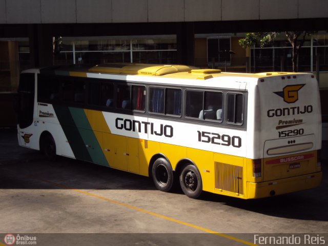 Empresa Gontijo de Transportes 15290 na cidade de Ribeirão Preto, São Paulo, Brasil, por Fernando Reis. ID da foto: 413185.