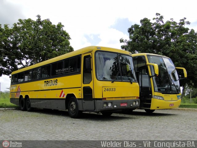 Viação Itapemirim 24033 na cidade de Vitória da Conquista, Bahia, Brasil, por Welder Dias. ID da foto: 413626.