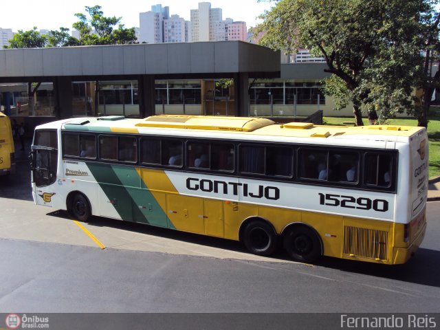 Empresa Gontijo de Transportes 15290 na cidade de Ribeirão Preto, São Paulo, Brasil, por Fernando Reis. Número da foto: #414235.