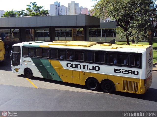 Empresa Gontijo de Transportes 15290 na cidade de Ribeirão Preto, São Paulo, Brasil, por Fernando Reis. ID da foto: 414235.