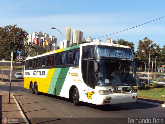 Empresa Gontijo de Transportes 15290 na cidade de Ribeirão Preto, São Paulo, Brasil, por Fernando Reis. Número da foto: #414239.