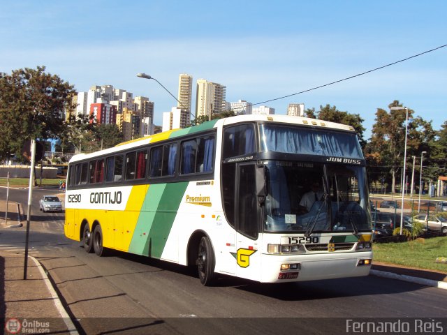 Empresa Gontijo de Transportes 15290 na cidade de Ribeirão Preto, São Paulo, Brasil, por Fernando Reis. ID da foto: 414239.