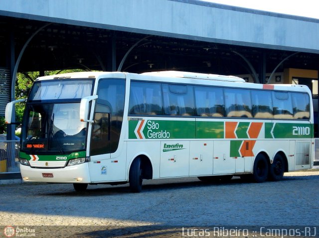 Cia. São Geraldo de Viação 21110 na cidade de Campos dos Goytacazes, Rio de Janeiro, Brasil, por Lucas  Ribeiro. Número da foto: #414544.