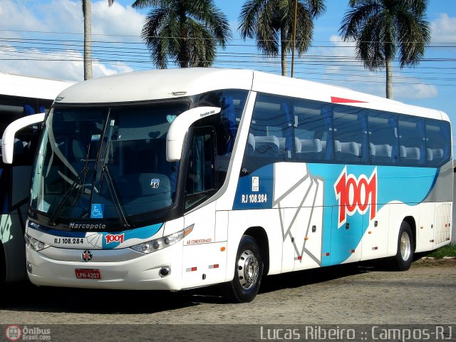 Auto Viação 1001 RJ 108.284 na cidade de Campos dos Goytacazes, Rio de Janeiro, Brasil, por Lucas  Ribeiro. Número da foto: #414491.