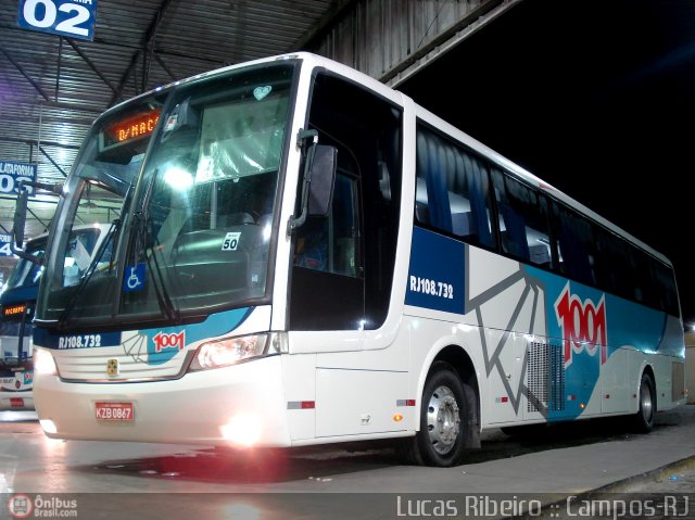 Auto Viação 1001 RJ 108.732 na cidade de Campos dos Goytacazes, Rio de Janeiro, Brasil, por Lucas  Ribeiro. Número da foto: #415386.