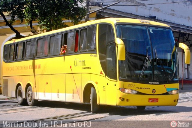 Viação Itapemirim 8127 na cidade de Rio de Janeiro, Rio de Janeiro, Brasil, por Francisco Ivano. Número da foto: #415200.