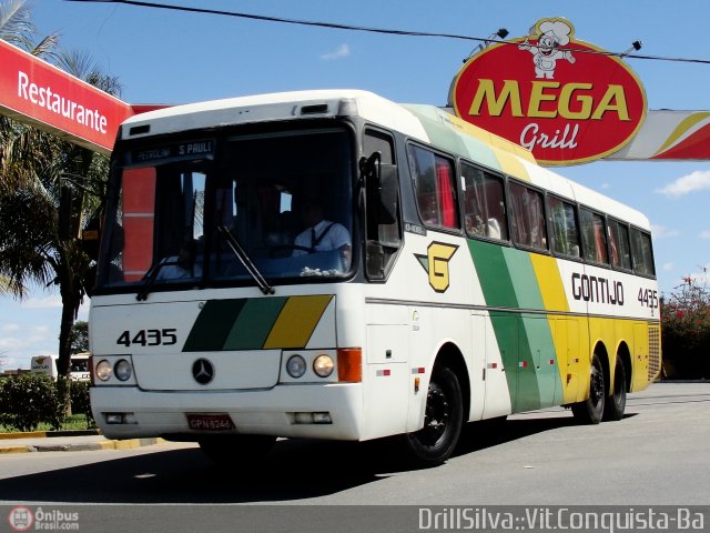 Empresa Gontijo de Transportes 4435 na cidade de Vitória da Conquista, Bahia, Brasil, por Drill Silva. Número da foto: #414974.