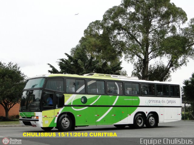 Expresso Princesa dos Campos 4608 na cidade de Curitiba, Paraná, Brasil, por Paulo Roberto Chulis. ID da foto: 416356.