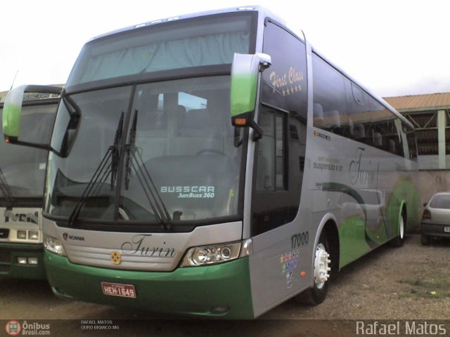 Turin Transportes 17000 na cidade de Ouro Branco, Minas Gerais, Brasil, por Rafael Matos. ID da foto: 417280.