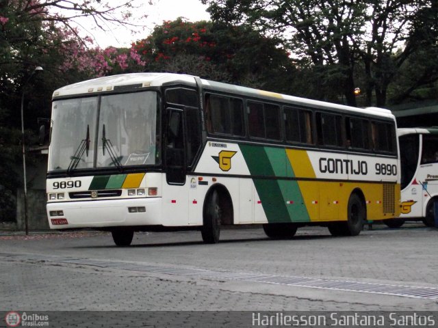 Empresa Gontijo de Transportes 9890 na cidade de Belo Horizonte, Minas Gerais, Brasil, por Harllesson Santana Santos. ID da foto: 417831.