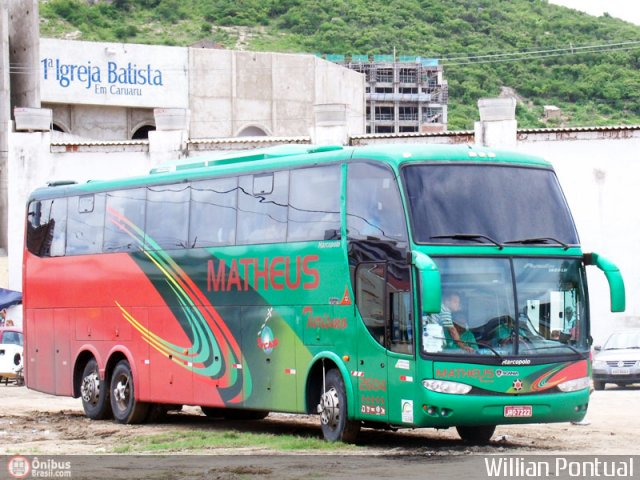 Matheus Transporte e Turismo 2604 na cidade de Caruaru, Pernambuco, Brasil, por Willian Pontual. Número da foto: #419139.