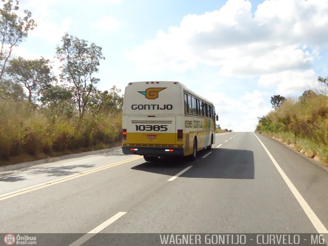 Empresa Gontijo de Transportes 10385 na cidade de Corinto, Minas Gerais, Brasil, por Wagner Gontijo Várzea da Palma-mg. ID da foto: 419867.