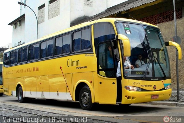 Viação Itapemirim 8539 na cidade de Rio de Janeiro, Rio de Janeiro, Brasil, por Francisco Ivano. Número da foto: #419709.