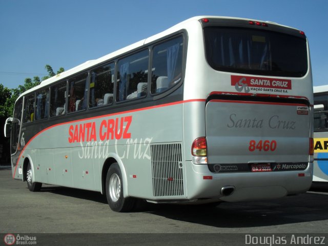 Viação Santa Cruz 8460 na cidade de Trindade, Goiás, Brasil, por Douglas Andrez. ID da foto: 420112.