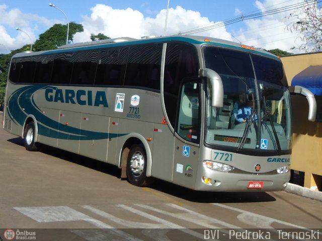 Viação Garcia 7721 na cidade de Maringá, Paraná, Brasil, por Pedroka Ternoski. Número da foto: #419748.