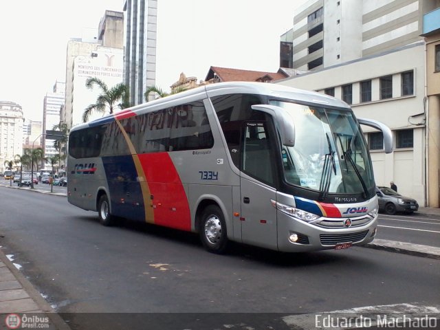 SOUL - Sociedade de Ônibus União Ltda. 7334 na cidade de Porto Alegre, Rio Grande do Sul, Brasil, por Eduardo Machado. Número da foto: #420063.