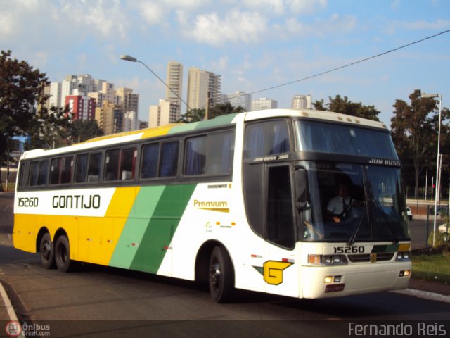 Empresa Gontijo de Transportes 15260 na cidade de Ribeirão Preto, São Paulo, Brasil, por Fernando Reis. Número da foto: #419455.