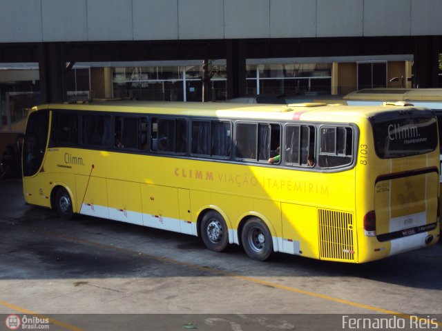 Viação Itapemirim 8103 na cidade de Ribeirão Preto, São Paulo, Brasil, por Fernando Reis. ID da foto: 419448.