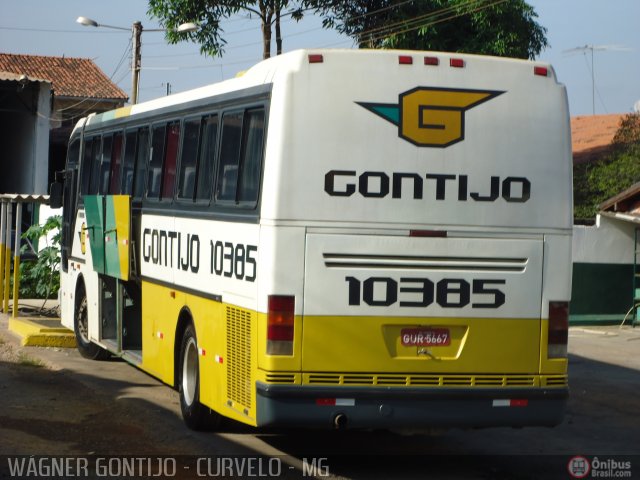 Empresa Gontijo de Transportes 10385 na cidade de Curvelo, Minas Gerais, Brasil, por Wagner Gontijo Várzea da Palma-mg. ID da foto: 419847.