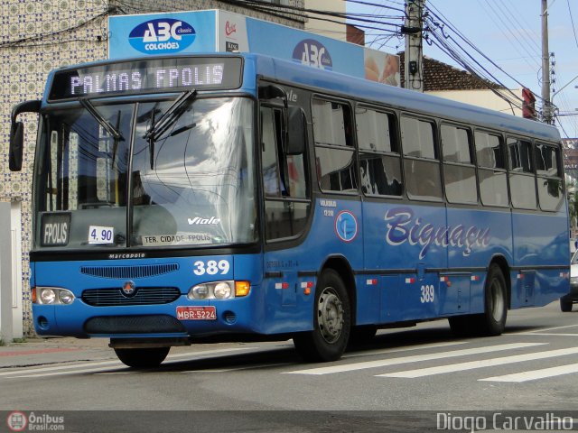 Biguaçu Transportes Coletivos Administração e Participação 389 na cidade de Florianópolis, Santa Catarina, Brasil, por Diogo de Carvalho Silva. Número da foto: #420185.