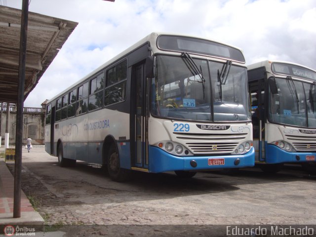 Viação Nossa Senhora Conquistadora 229 na cidade de Pelotas, Rio Grande do Sul, Brasil, por Eduardo Machado. ID da foto: 422548.