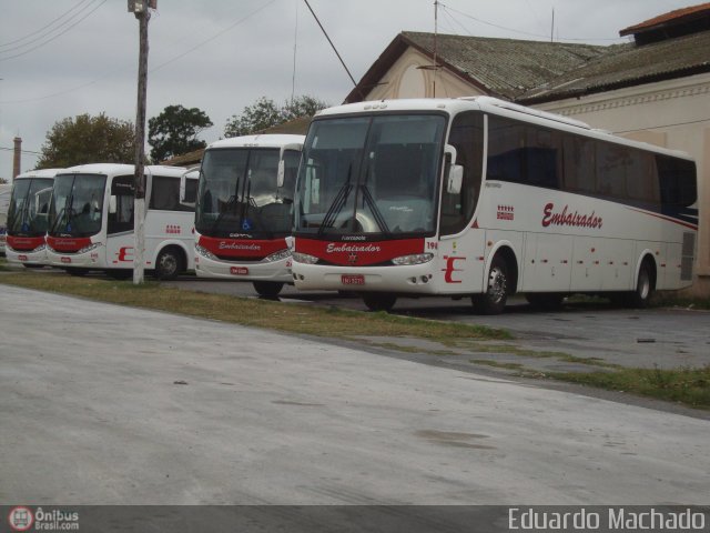 Expresso Embaixador 198 na cidade de Rio Grande, Rio Grande do Sul, Brasil, por Eduardo Machado. ID da foto: 422578.