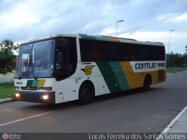 Empresa Gontijo de Transportes 3860 na cidade de Palmas, Tocantins, Brasil, por Lucas Ferreira dos Santos Gomes. ID da foto: 402642.