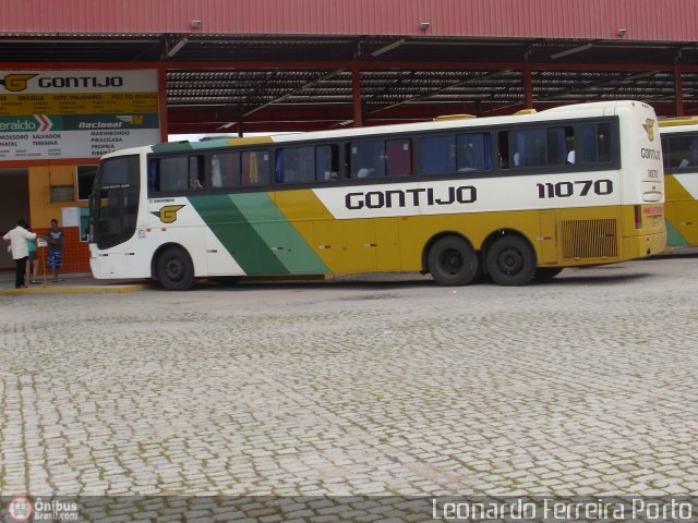 Empresa Gontijo de Transportes 11070 na cidade de Itaobim, Minas Gerais, Brasil, por Leonardo Ferreira Porto. ID da foto: 402393.