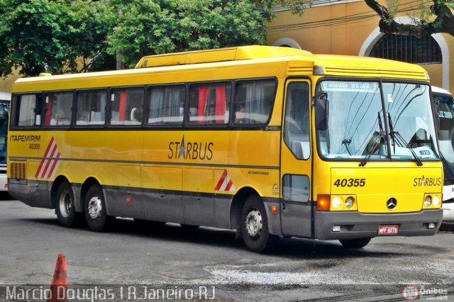 Viação Itapemirim 40355 na cidade de Rio de Janeiro, Rio de Janeiro, Brasil, por Francisco Ivano. Número da foto: #422903.