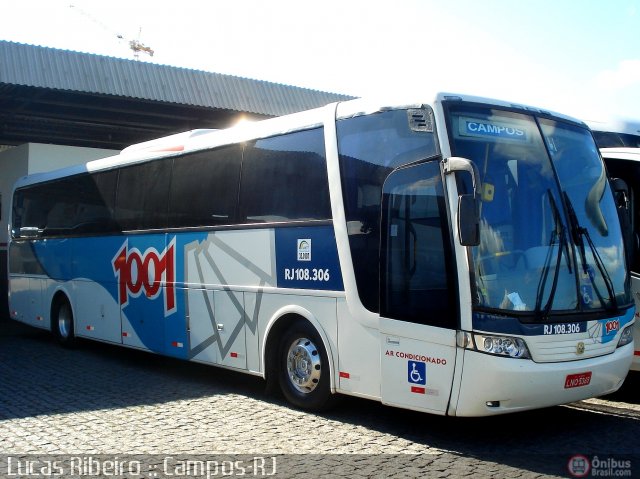 Auto Viação 1001 RJ 108.306 na cidade de Campos dos Goytacazes, Rio de Janeiro, Brasil, por Lucas  Ribeiro. Número da foto: #423687.