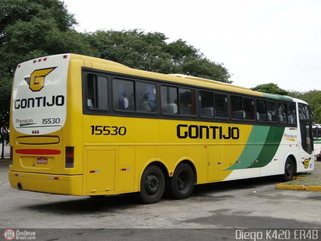 Empresa Gontijo de Transportes 15530 na cidade de São Paulo, São Paulo, Brasil, por Diego K420 . Número da foto: #423368.