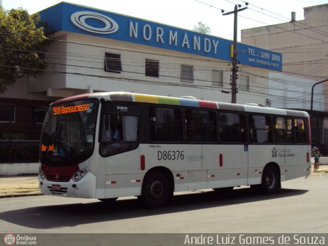 Auto Viação Jabour D86376 na cidade de Rio de Janeiro, Rio de Janeiro, Brasil, por André Luiz Gomes de Souza. ID da foto: 423890.